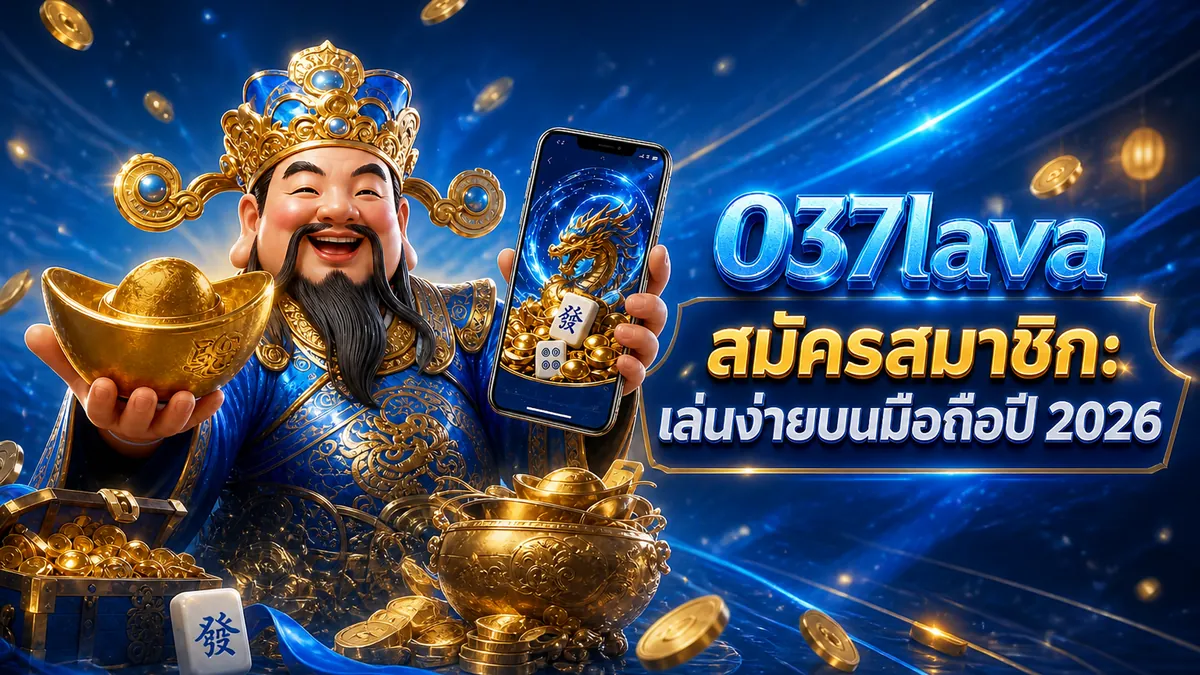 037lava สมัครสมาชิก: เล่นง่ายบนมือถือปี 2026